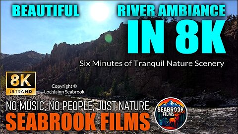 Beautiful River Ambiance in 8K: Six Minutes of Tranquil Nature Scenery