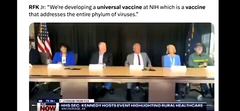 RFK WANTS "UNIVERSAL VACCINE" TO MIMIC NATURAL IMMUNITY 💉☠️