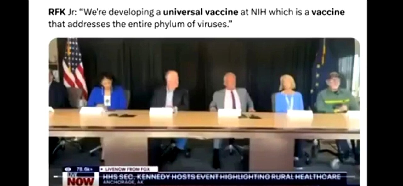 RFK WANTS "UNIVERSAL VACCINE" TO MIMIC NATURAL IMMUNITY 💉☠️