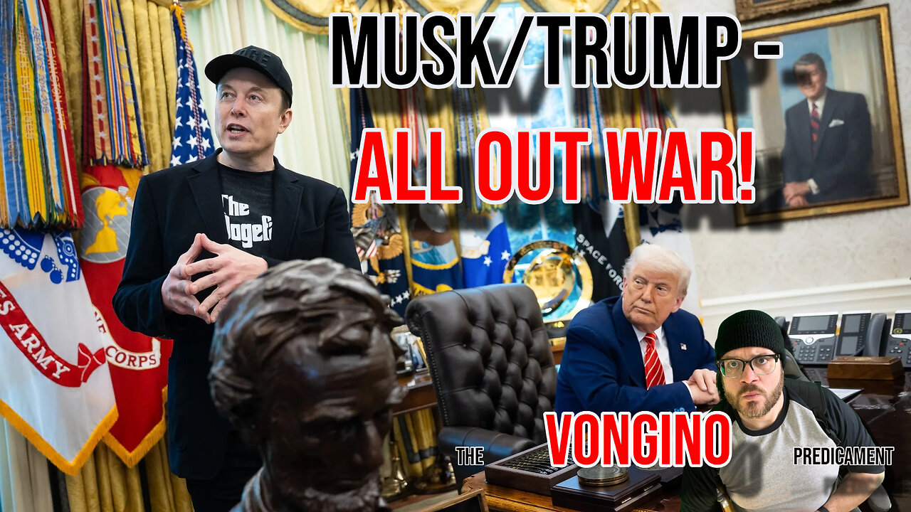 BRUTAL FIGHT between ELON MUSK and DONALD TRUMP, two ALPHAS that I am MODERATELY CENTRIST ABOUT