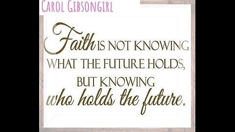 Christ is the answer, faith over fear🙏🏻 Rev. Charles Stanley