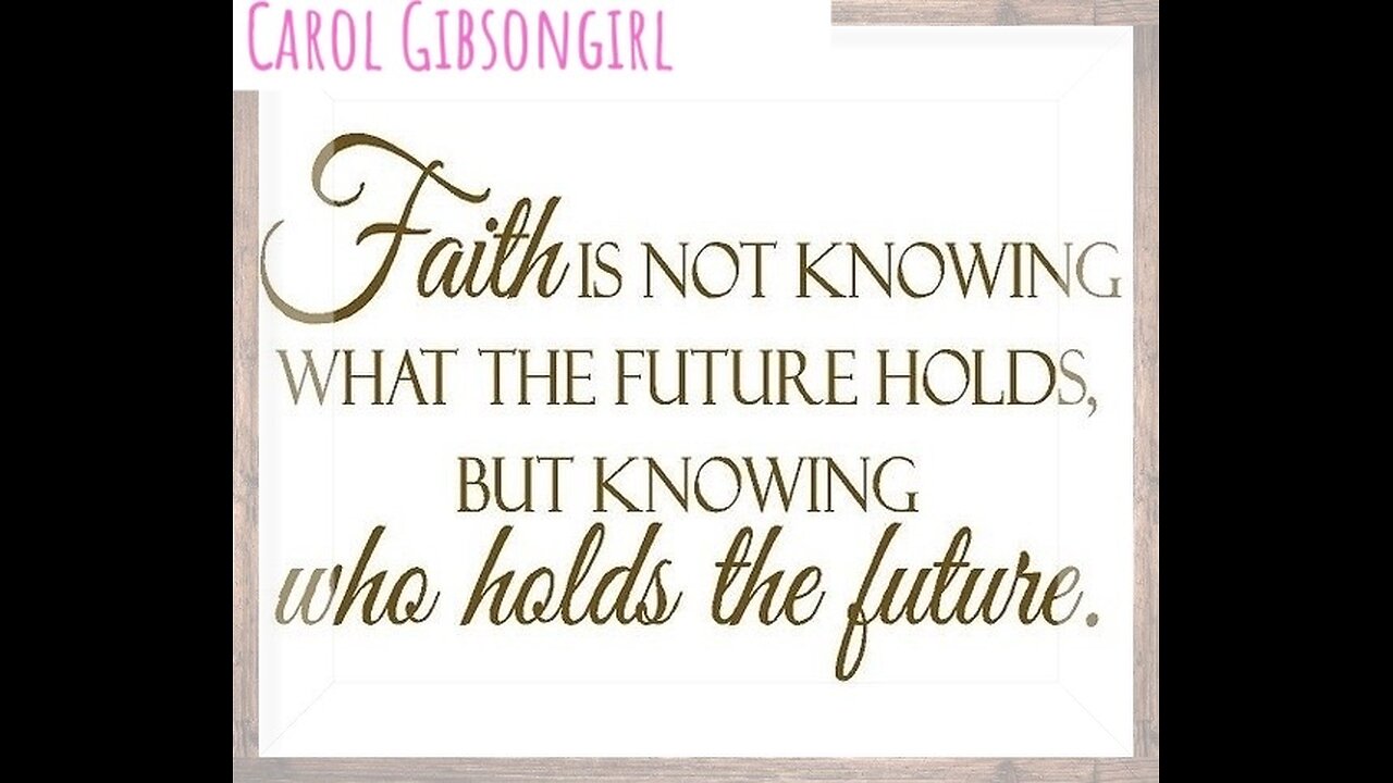 Christ is the answer, faith over fear🙏🏻 Rev. Charles Stanley