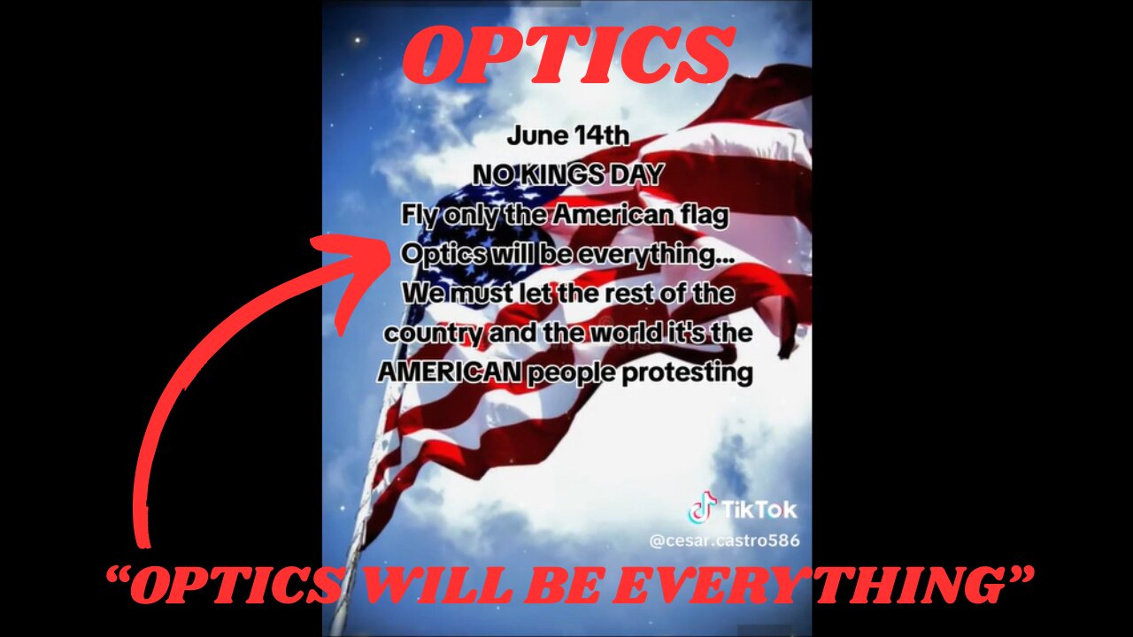 Liberals Urge "JUST FOR NOW" Fly American Flags for "No Kings" OPTICS