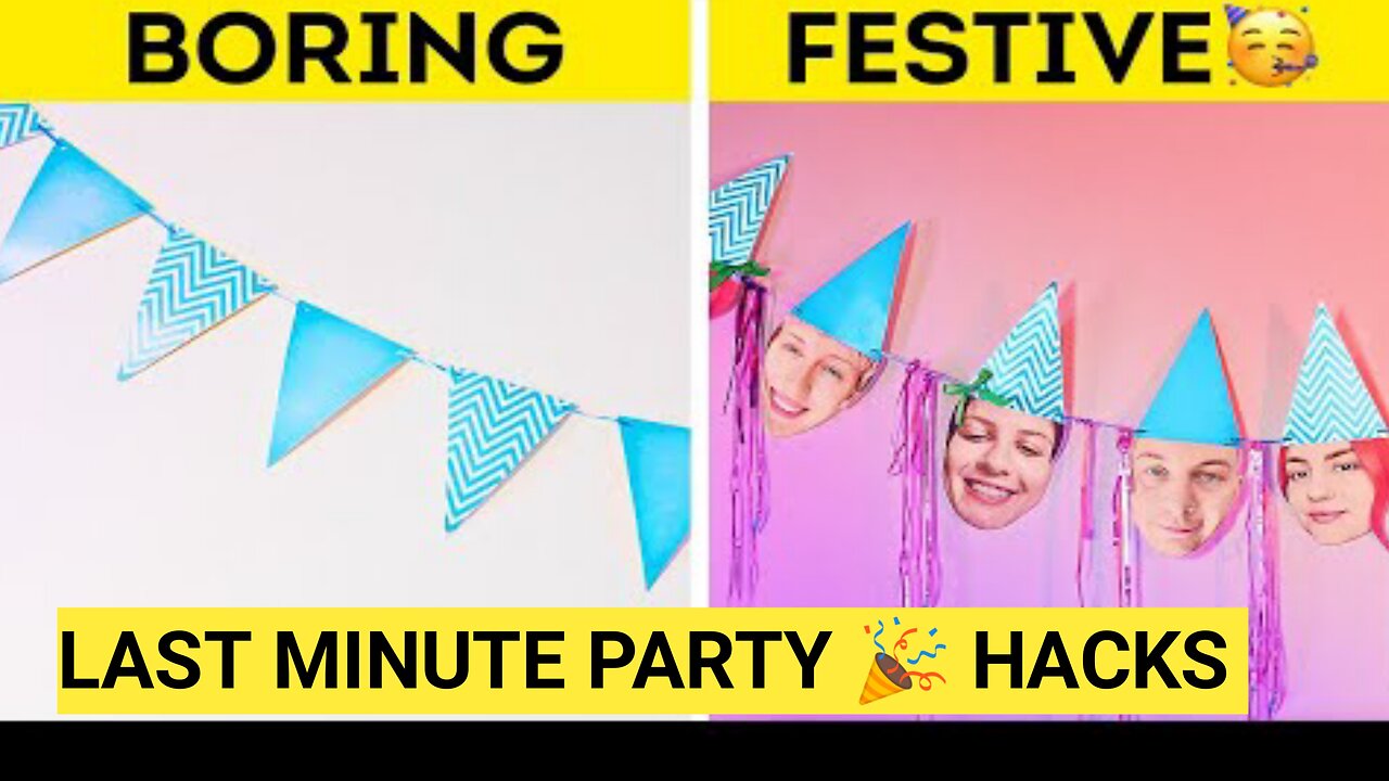 🎉 LAST-MINUTE PARTY HACKS THAT MAKE YOU LOOK TOTALLY PREPARED 😎🛠️