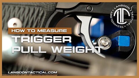 How To Measure Trigger Pull Weight - The LTT Difference