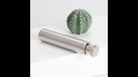 Portable Reusable 1oz Stainless Steel Wine Flask, for Travel, Camping, BBQ, Party, Beach, Hiking