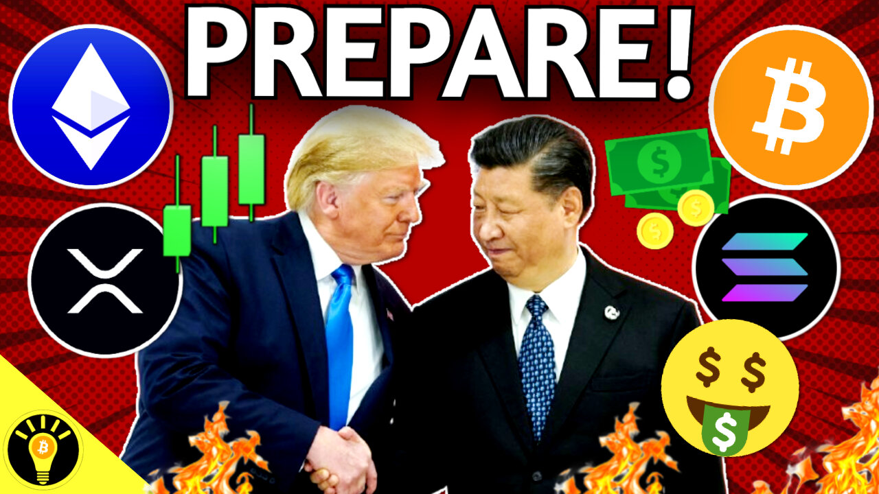 🚨 BITCOIN PUMPS AS US CHINA TARIFF NEAR RESOLUTION! ALTCOINS READY TO WAKE UP!