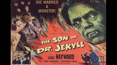 THE SON OF DR. JEKYLL 1951 Jekyll's Son Decides to Pursue His Father's Experiments FULL MOVIE in HD