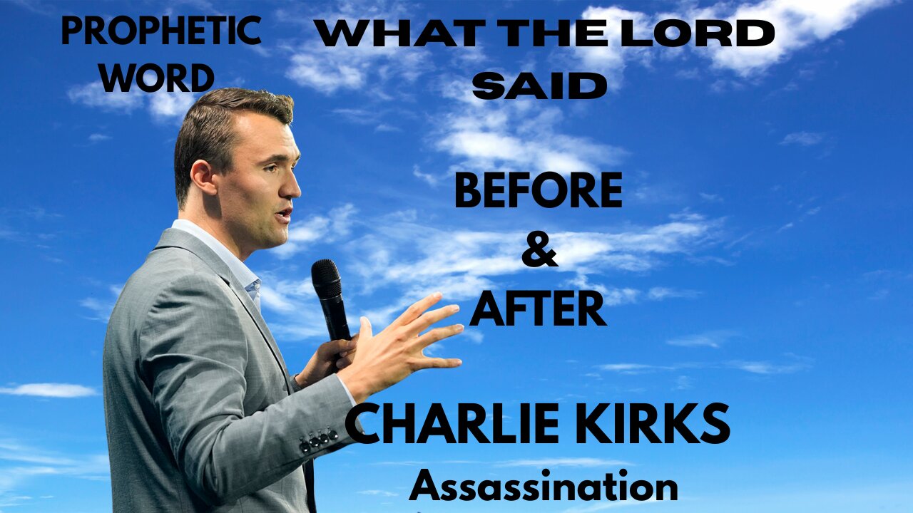3 #PROPHECY Before and 3 Prophecies AFTER CHARLIE KIRKS Assassination