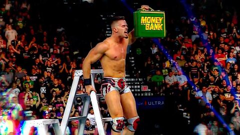 Theory’s topsy-turvy night at WWE Money in the Bank @wwefree ​