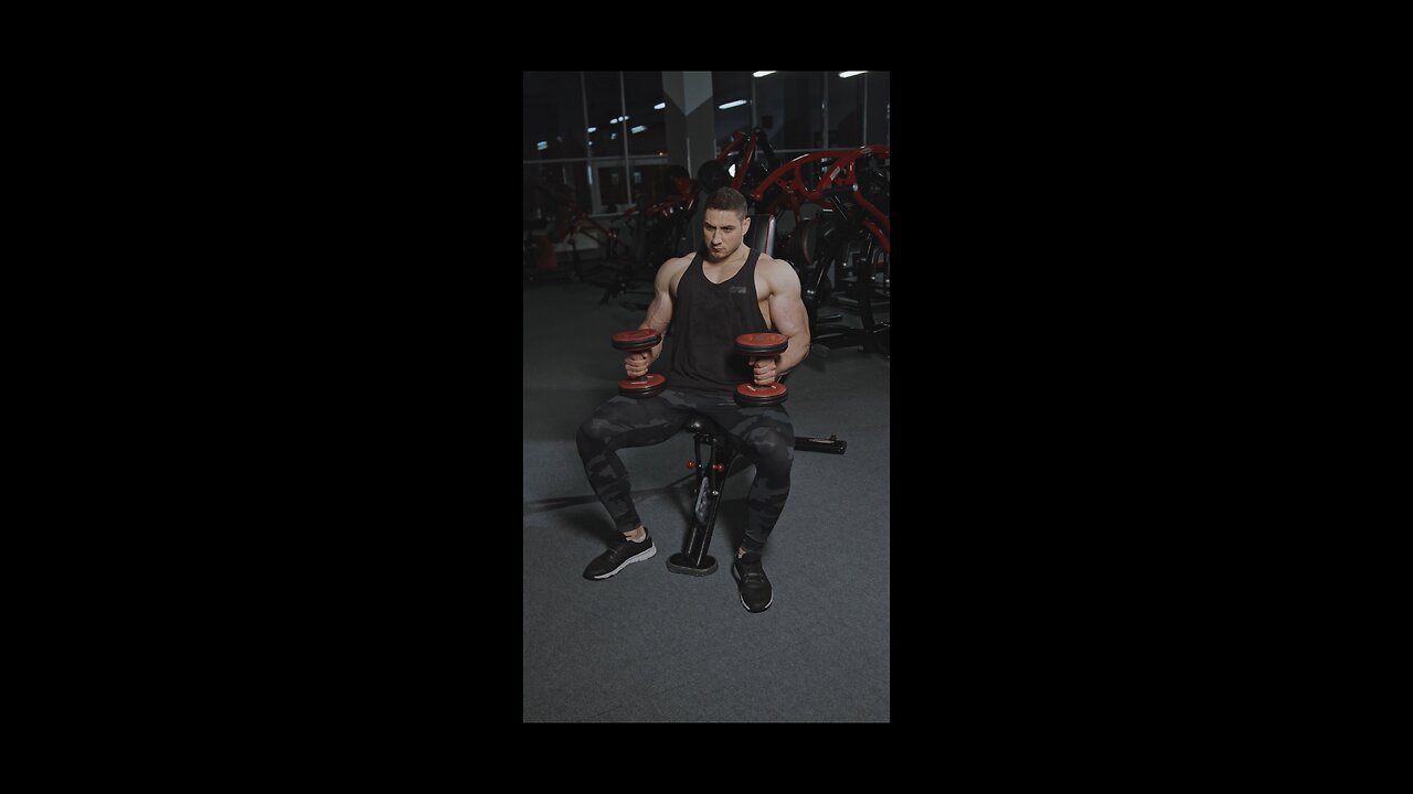 "Unstoppable dumble workout//Raw Strength and Focus 🔥"