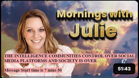 Julie green subs THE INTEL COMMUNITIES CONTROL OVER SOCIAL MEDIA PLATFORMS AND SOCIETY IS OVER