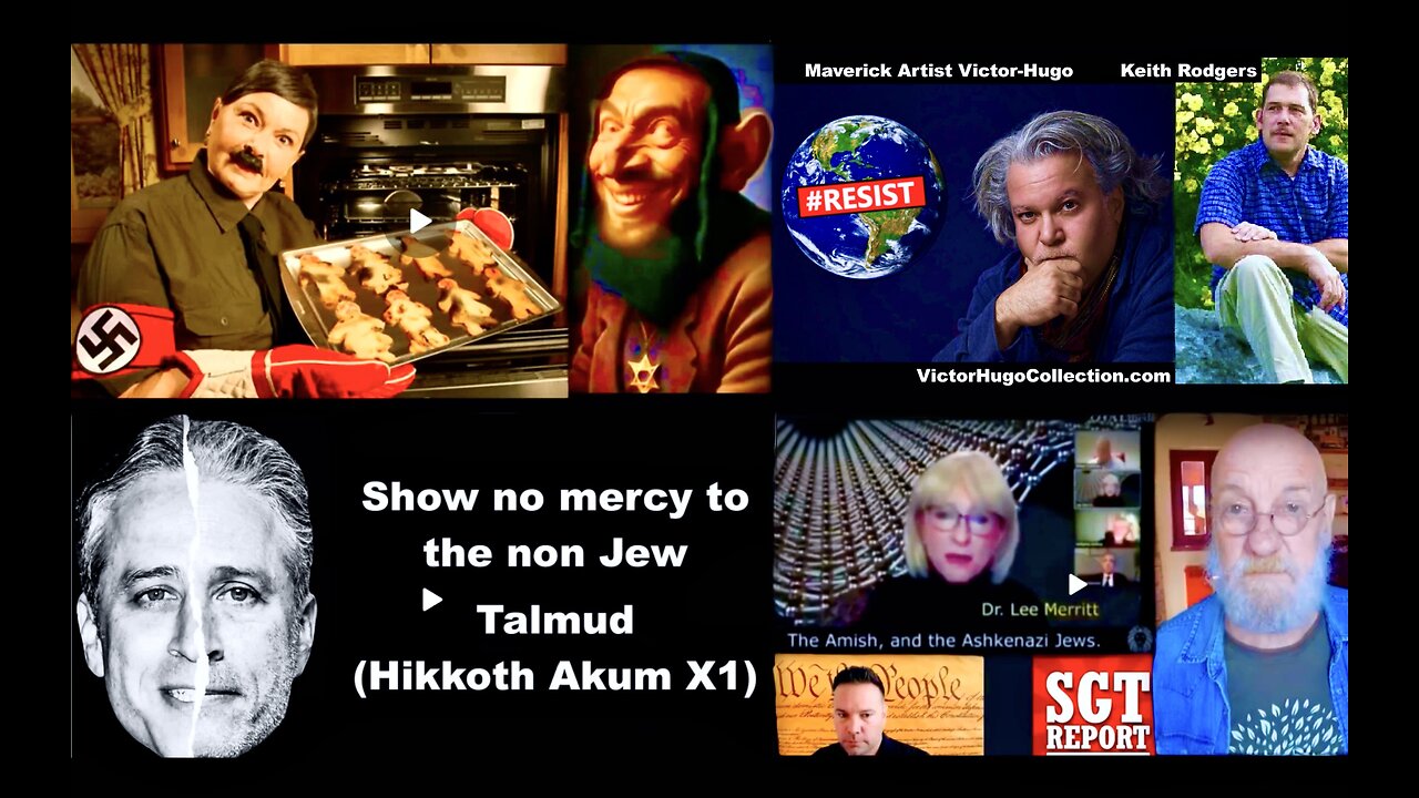 Jews Kidnap History Rewrite Truth Swastika Holocaust Palestine Ukraine USA Keith Rodgers Victor Hugo