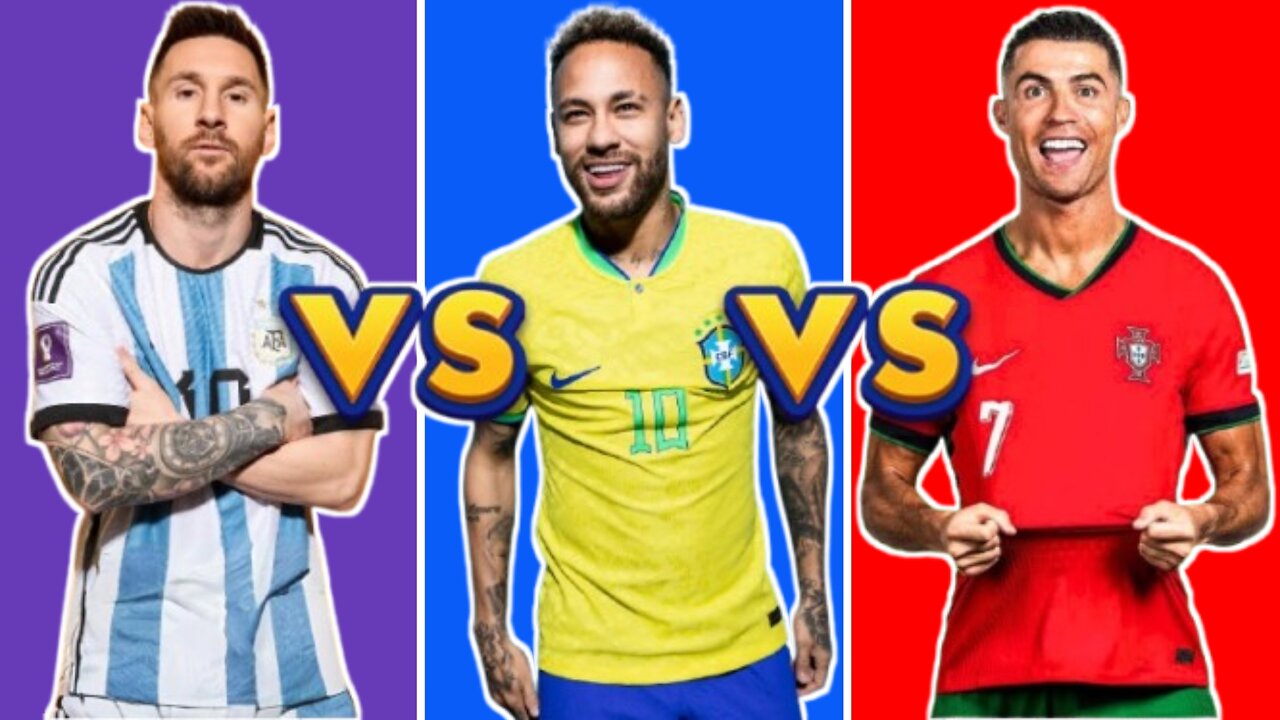 Comparison Video: Cristiano Ronaldo vs Lionel Messi vs Neymar Junior
