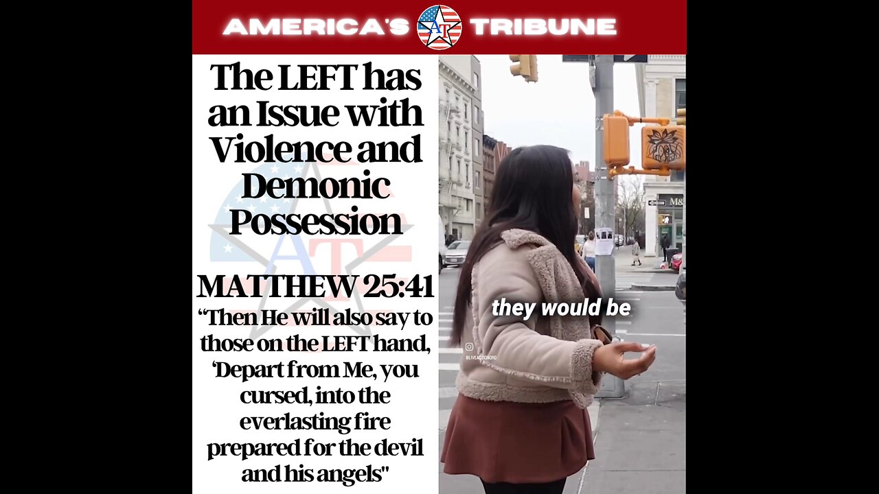 The LEFT has issues with VIOLENCE and Demonic Possession