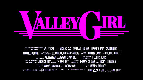 Valley Girl ( 1984 ) Full Movie | 80's Comedy | Romantic | Cult Classic !