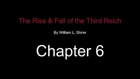 Chapter 6- The Last Days of the Republic 1931-1933