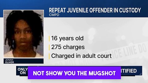 16-Year-Old Has Racked up 277 Criminal Charges in THREE Months in Lawless Charlotte