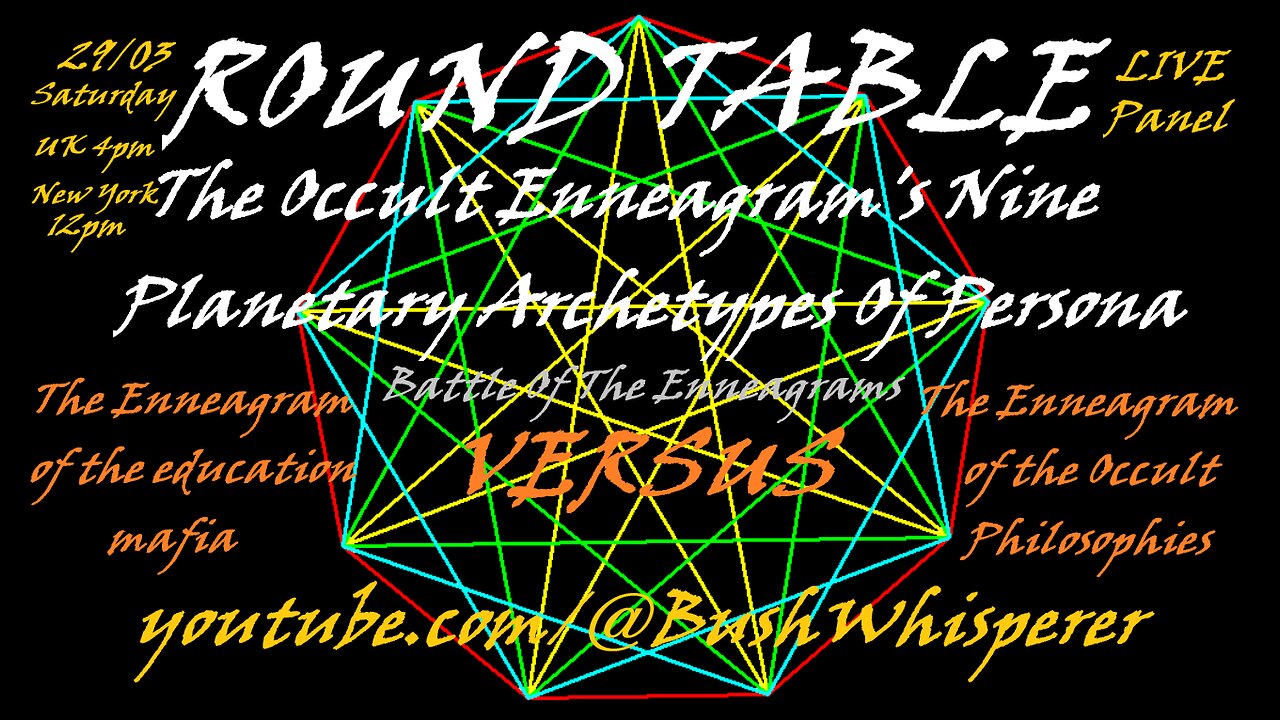 The Occult Enneagram's 9 Planetary Archetypes Of Persona - ROUND TABLE