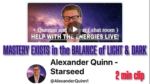 MASTERY EXISTS in the BALANCE of LIGHT & DARK