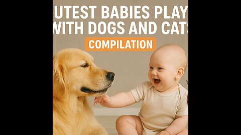 Cutest Babies Play With Dogs And Cats Compilation ||