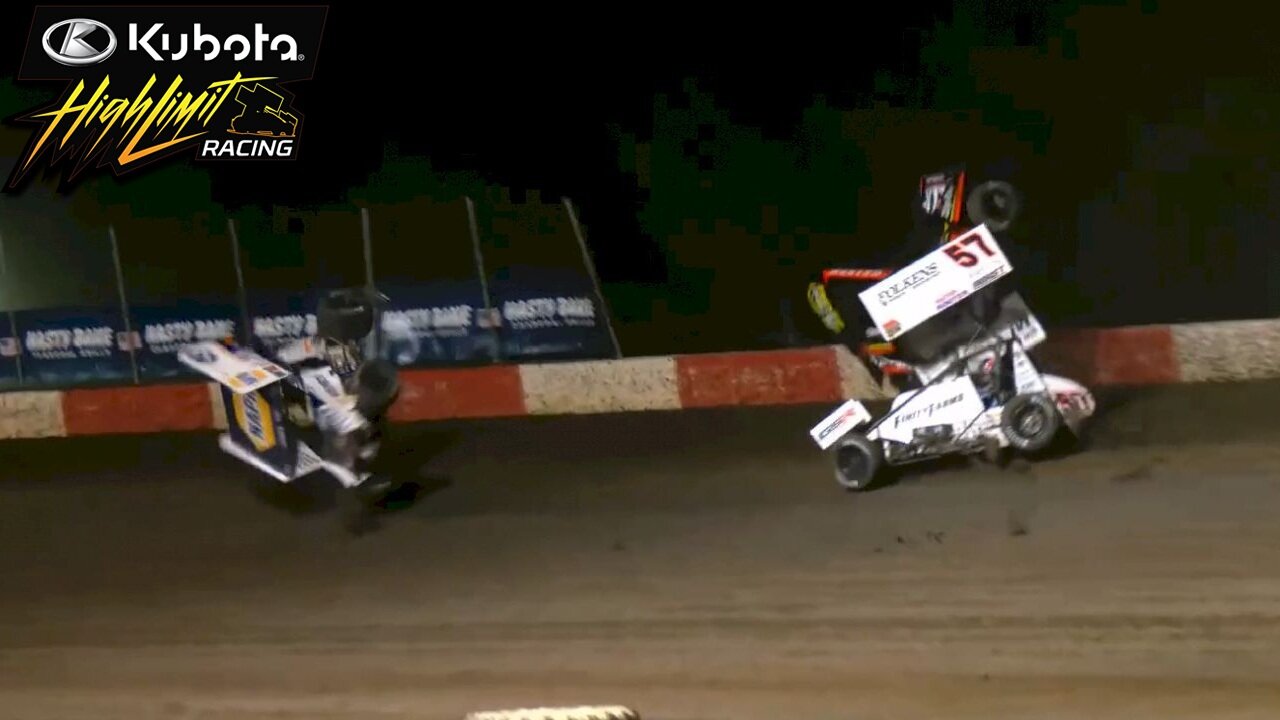 Lakeside Chaos: Rico Abreu, Kerry Madsen, Brad Sweet And Kyle Larson All Crash In High Limit A-Main