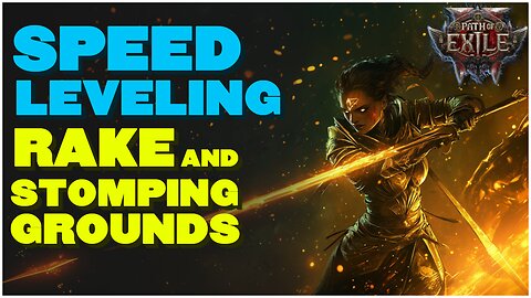 One Of The Fastest Ways To Level New Characters In Dawn of The Hunt! Rake + Stomping Ground - POE2