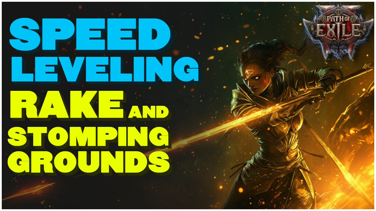 One Of The Fastest Ways To Level New Characters In Dawn of The Hunt! Rake + Stomping Ground - POE2