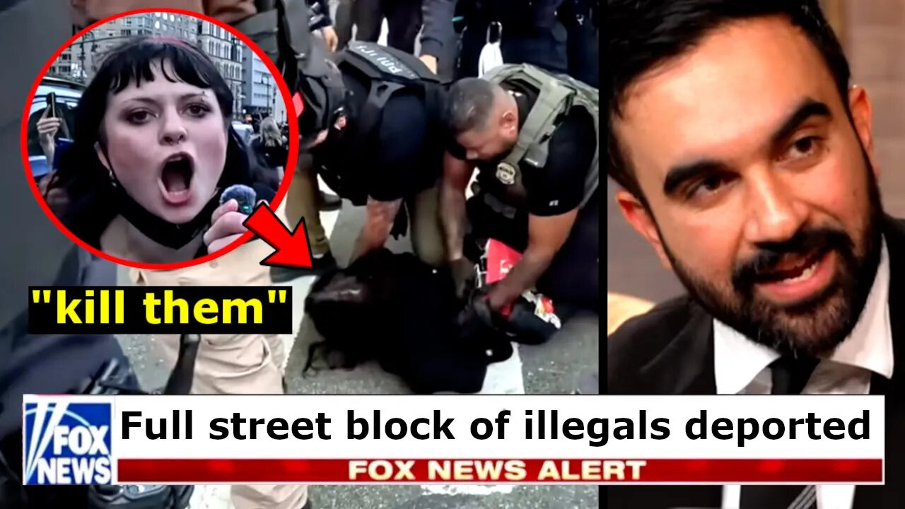 JUST NOW: NYC Leftists get VIOLENT as ICE deports HUNDREDS of Illegals. WTF.