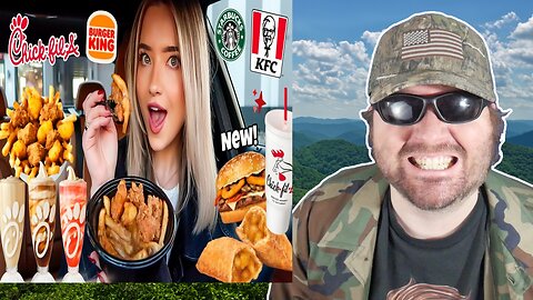 Eating New Year Fast Food Menu Releases For 24 Hours! (Daisy Sue) - Reaction! (BBT)