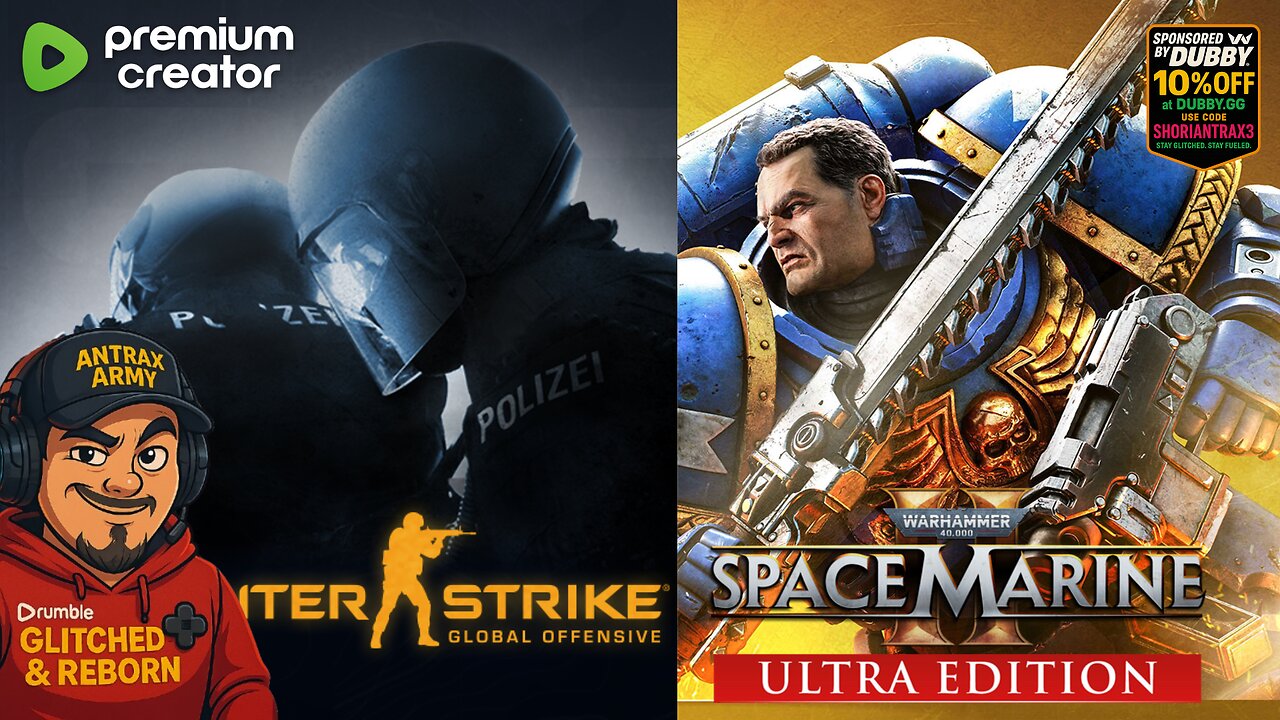 LIVE: Space Marine 2 + Counter-Strike 2 — Chaos & Clutch Shots! 🔥⚔ 🎯