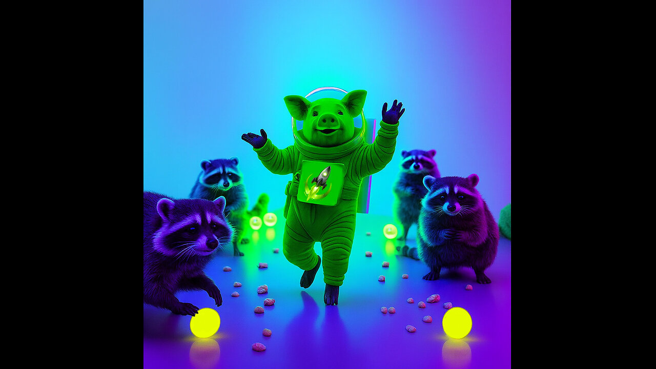 Green Piggy SpaceMan