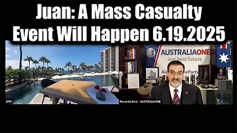 Riccardo Bosi & Juan O Savin Emergency Broadcast 9.19.25: A Mass Casualty Event Will Happen