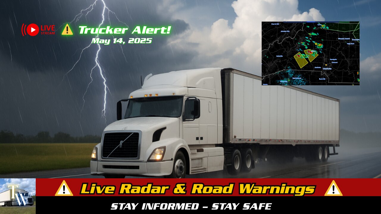 Severe Thunderstorm Warning â Hickory to Charlotte â ī¸đŠī¸