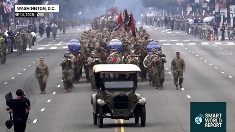 Trump military parade shows off tanks , soldiers , and fireworks in DC