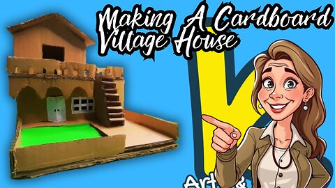 How to Make a Cardboard House | Easy DIY Miniature House Model