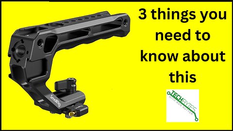 3 things you need to know about the SMALLRIG Lightweight NATO Top Handle, Quick Release