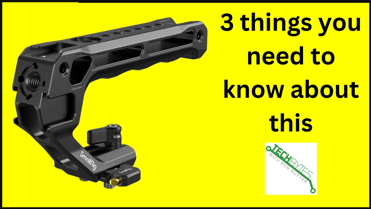 3 things you need to know about the SMALLRIG Lightweight NATO Top Handle, Quick Release