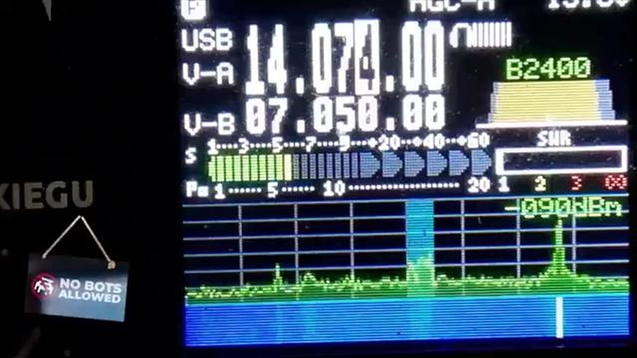 The frequency emitted by the vaccinated?