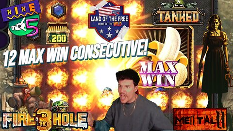 🤯12 MAX WIN CONSECUTIVE!🔥 NOLIMIT SCHIATTATE!