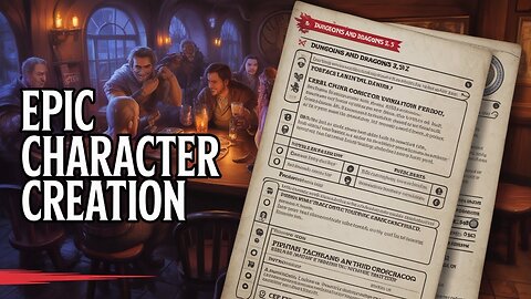 ¡Así se crea un personaje épico en Dungeons and Dragons 3.5 P2!