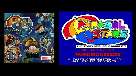 Parasol Stars: The Story of Bubble Bobble III (TG-16 - 1991) playthrough, good and bad endings