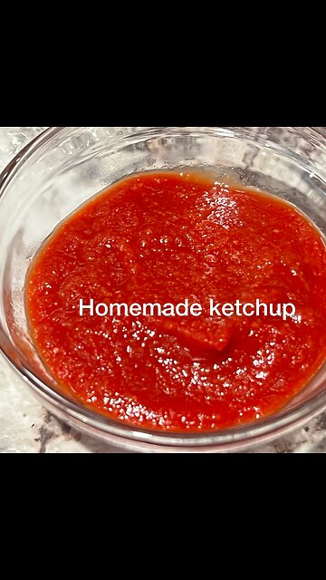 Homemade ketchup