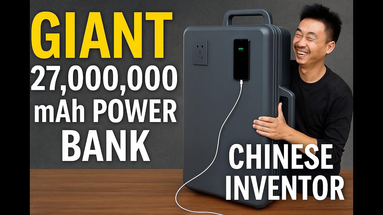 Giant 27,000,000 mAh Power Bank – Chinese Inventor Genius or Madness?