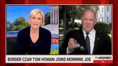 Tom Homan LIGHTS UP MSNBC, has Mika tripping over herself due to all the lying!