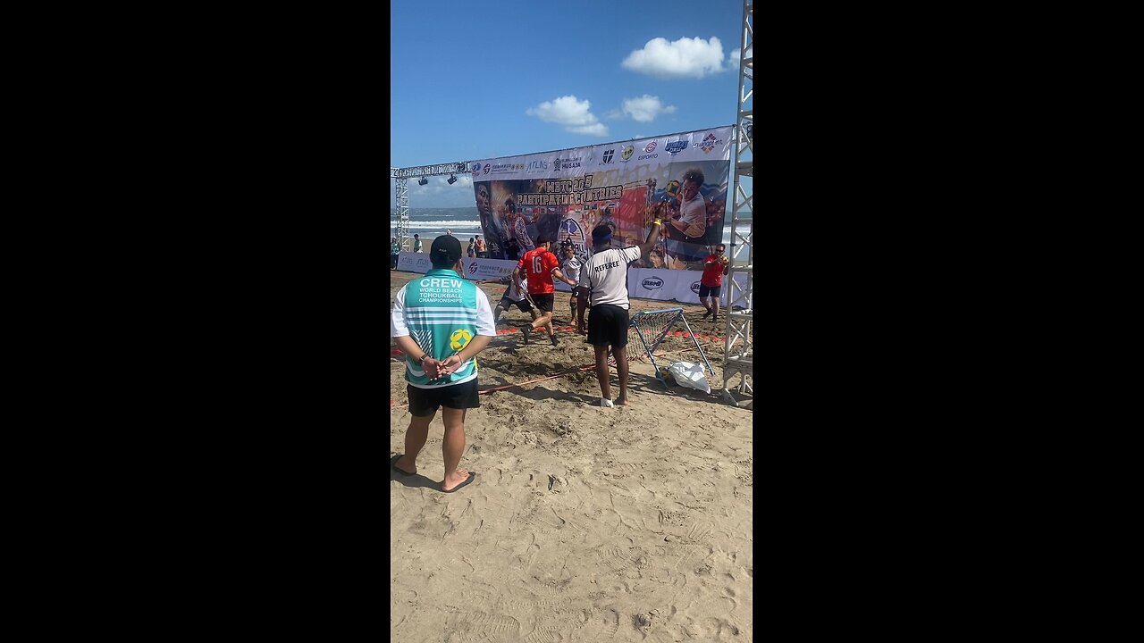 Double defense at the Beach World Cup 😮‍💨