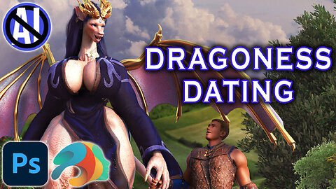 3D Concept Art - Creating a BIG Dragon Girl