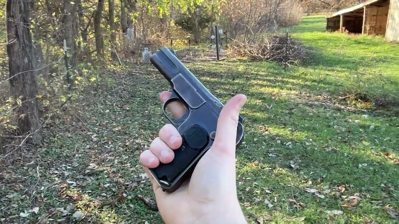 FN 1900 POV firing