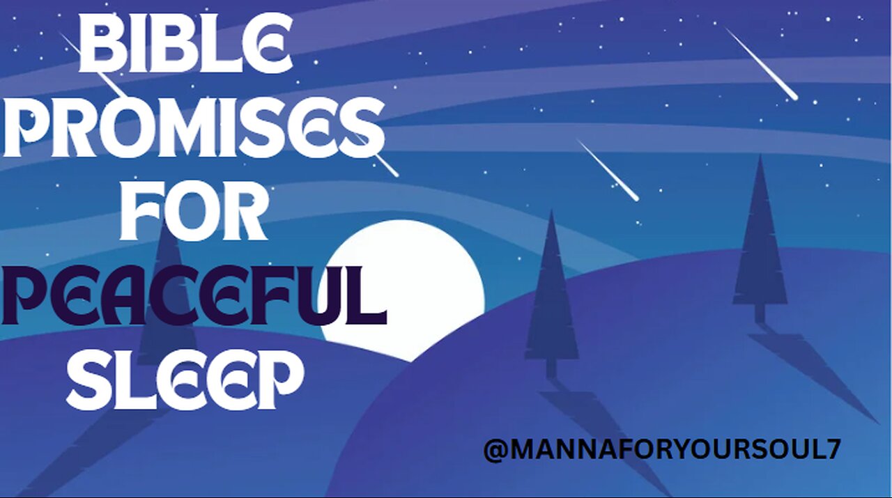 Bible Promises for Peaceful Sleep | Christian Meditation for Rest & Calm (Overcome Insomnia)