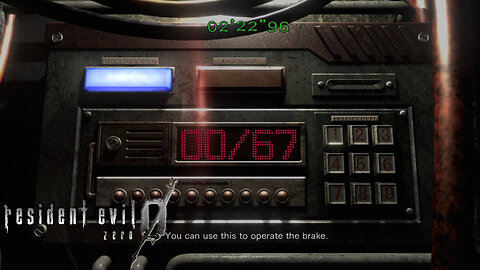 Resident Evil 0 Train Brake Puzzle